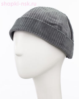 Докер вельвет на тр.подкл. Шапка (56-58)