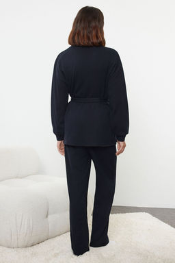 Lacivert Kusakl? Waffle Kumas Hamile Orme Pijama Tak?m? THMAW25PT00015 - Trendyolmilla фото 6