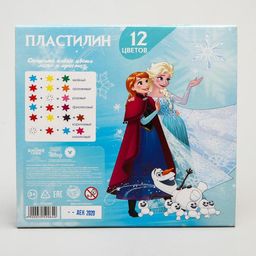 Пластилин 12 цветов 180 г Эльза и Анна, Холодное сердце - Disney фото 3