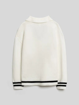 ACOOLA / Джемпер детский для девочек Tea белый фото 5