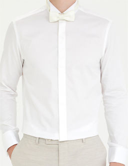 Beyaz Slim Fit Smokin G_mlek - Pierre cardin фото 6