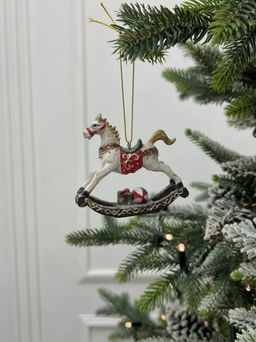 Украшение новогоднее Лошадка-качалка, L8,5 W2 H7,5 см - Remeco фото 2