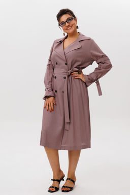 Платье ANELLI 1577 сушенная роза  фото 4