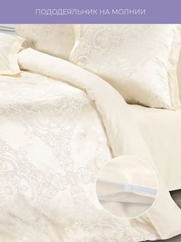 Постельное белье Нимфа Семейный (подарочная упаковка) + 4 наволочки - Ecotex фото 5