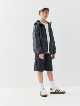 Ветровка на сетчатой подкладке Графит 7+ - Bungly фото 5