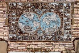 Карта - гобеленовое панно