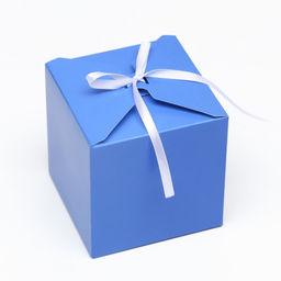 Цена за 10 шт. Коробка складная, квадратная, синяя, 10 х 10 х 10 см, - UPAK LAND фото 2