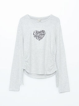 Bisiklet Yaka K?z ?ocuk Ti??rt