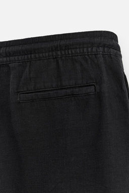 TEXTURED REGULAR FIT BERMUDA SHORTS - Zara фото 27