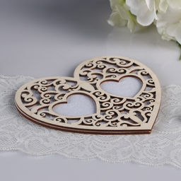 Подставка под кольца Сердце, белая, 16,5х16,5 см - Simaland фото 2