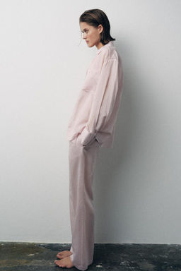 STRIPED PYJAMA TROUSERS - Zara фото 4