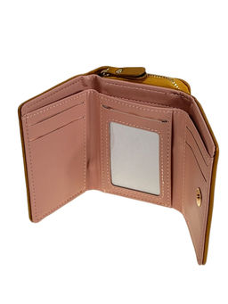 Женское портмоне из искусственной кожи, цвет желтый - Greta фото 2