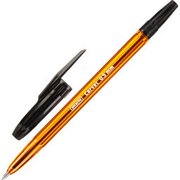Ручка шариковая неавтомат. Attache Corvet масл,черн,0,5мм,оран,Россия