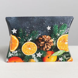 Цена за 5 шт. Коробка сборная фигурная Мандариновое настроение, 11 8 2 см - Дарите счастье фото 6