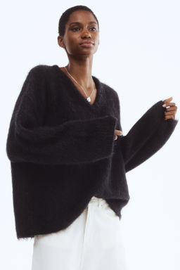 Jersey oversize en mezcla de mohair - H&m фото 3