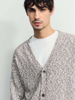 Вязаный кардиган из хлопка / Zarina  фото 7