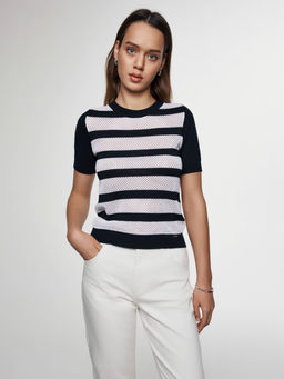 CONTE LDK 2332 Джемпер женский black-white