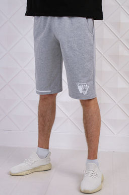 Арт. 6374 Шорты мужские 46-54 (5 шт) Цвет:серый меланж - Идеал фото 5