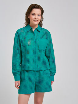 Рубашка укороченная - Stilla фото 10