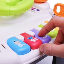 Столик развивающий "Веселый руль" свет, звук, в коробке