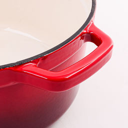 40633 Кастрюля чугун 4,7 л эмаль/покрытие красная MB (х2) - Mayer&boch фото 4