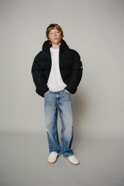 WATER-REPELLENT QUILTED COAT WITH LABEL - Zara фото 11