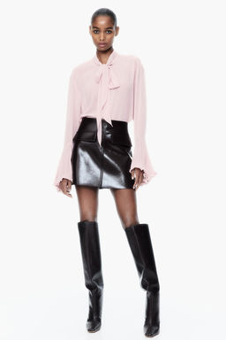 Blusa de gasa con lazada - H&m фото 3