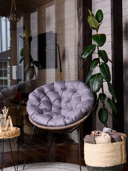 Подушка в подвесное кресло кокон и качели PO 80х80 см, оксфорд, круглая, Bio-Line