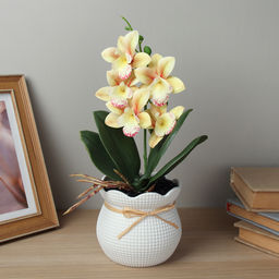 Цена за 1 шт. Цветочная композиция Орхидея / ZH-022 /уп 10/72/ - Галеонтрейд фото 9