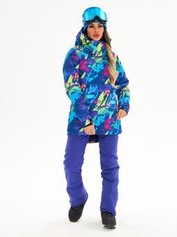 Женская горнолыжная сноубордическая куртка Alpha Endless Ultra Chaleur SNB 423/316_8 Разноцветный  фото 25