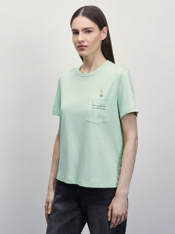 Футболка с карманом / Zarina  фото 4