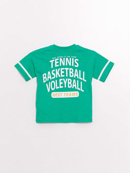 Bisiklet Yaka K?sa Kollu Bask?l? Erkek Bebek Ti??rt - Waikiki фото 3