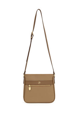 U. S. Polo Assn Женская темно-бежевая сумка - U.s. polo assn фото 4