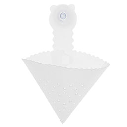 Фильтр-воронка для мусора и отходов в раковину, 18,5х12,5х15,5см, ПВХ, складная, на присоске, цвета микс, в п/эт упаковке (Китай) - Домашняя мода фото 3