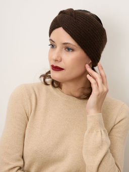 Повязка из пуха яка 20-18-004-0С темно-коричневая