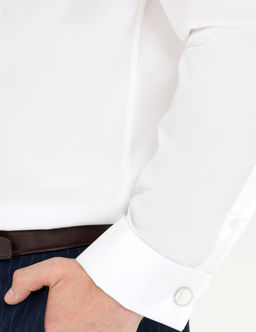 Beyaz Slim Fit Uzun Kollu Klasik G_mlek - Pierre cardin фото 7