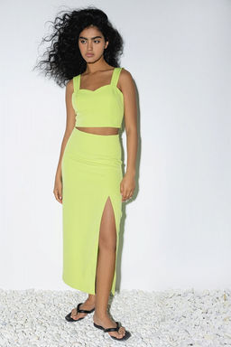 Укороченная блузка-топ корсетного дизайна - Incity фото 3