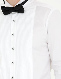 Beyaz Slim Fit Smokin G_mlek