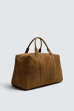 LIMITED EDITION LEATHER TRAVEL BAG - Zara фото 5