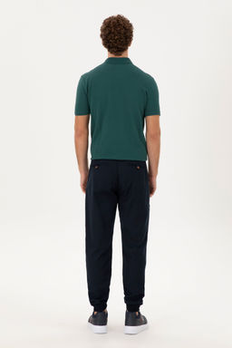 Мужские темно-синие брюки из плотной ткани - U.s. polo assn фото 10