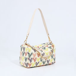 Сумка кросс-боди на молнии, цвет бежевый/разноцветный - Simaland фото 3