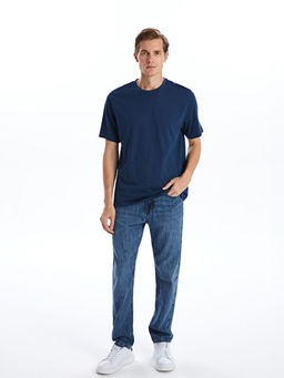 Bisiklet Yaka Penye Erkek Ti??rt