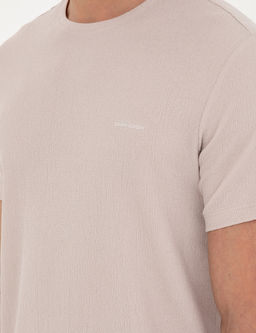 Bej Slim Fit Ti__rt
