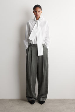 PANTAL?N WIDE LEG FLUIDO RELAXED FIT - H&m фото 3