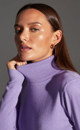 Водолазка F022-215-01 lilac - Fine joyce фото 3