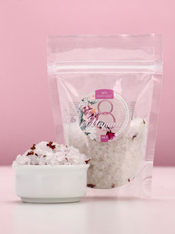 Цена за 2 шт. Соль для ванны «С праздником 8 марта», с лепестками розы, 150 г, Чистое счастье