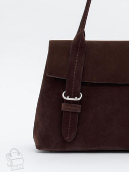 Сумка женская кожаная 1092M coffee Polina&Eiterou