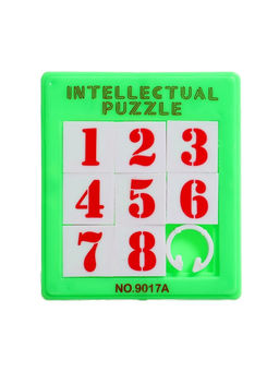 Цена за 3 шт. Головоломка - пятнашки «до 8», МИКС