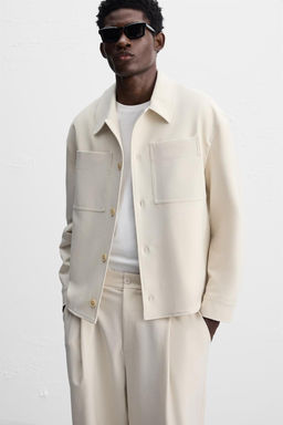 BOXY FIT OVERSHIRT - Zara фото 6