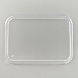 Цена за 50 шт. Крышка для контейнера одноразовая «Юпласт», пластик,18.6×13.2×4.8 см, прозрачная